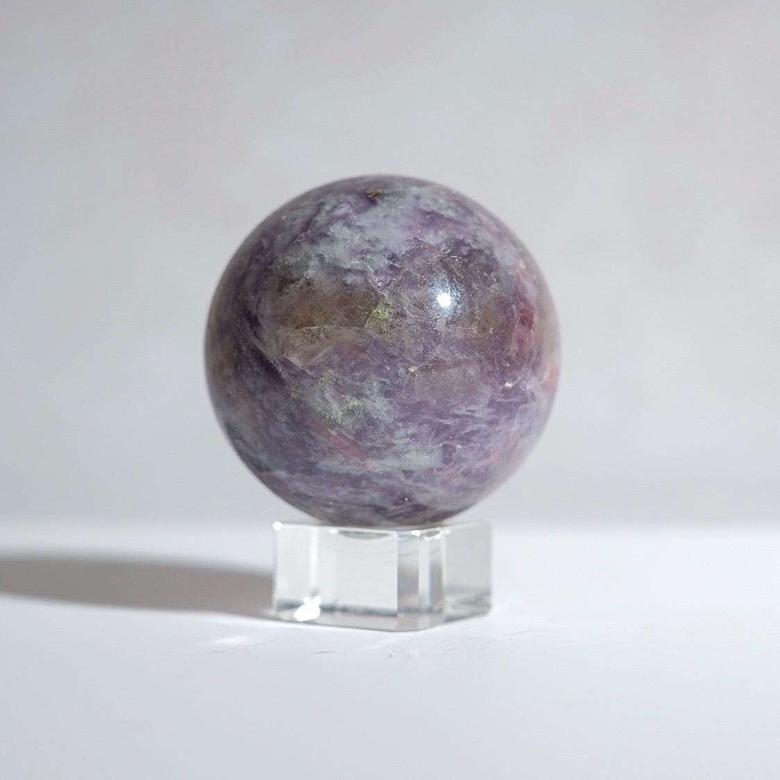 Unicorn Stone Sphere | Lepidolite Pink Tourmaline Crystal Sphere