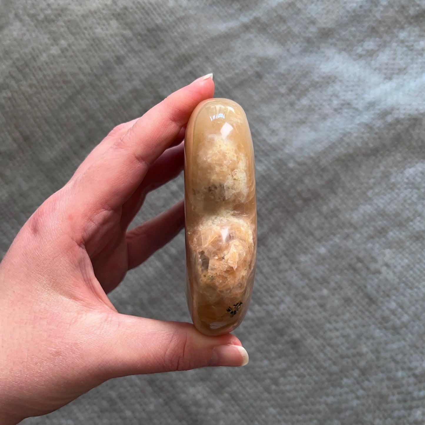 Large Flashy Moonstone Heart | Moonstone Crystal Heart