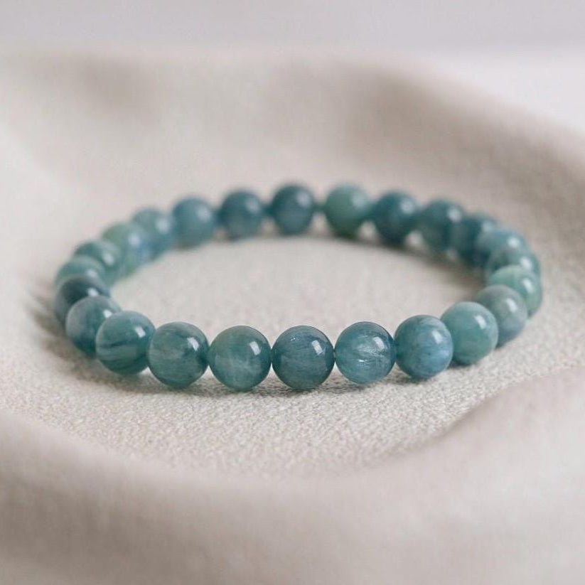A beautiful Crystal Bracelet (stretch bracelet) displayed on a minimal background