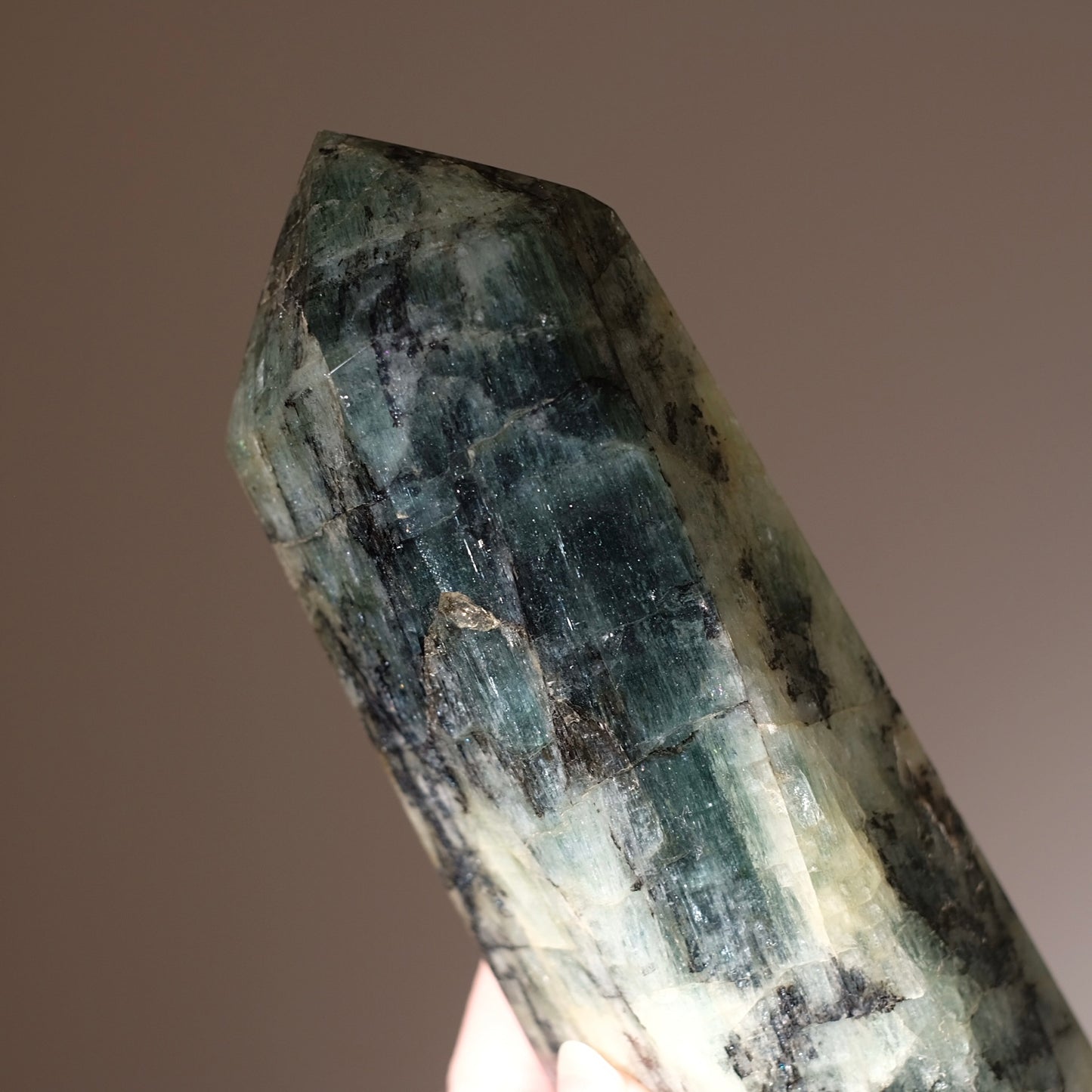 XL Aquamarine Tower |  Beryl Tower | Crystal Point