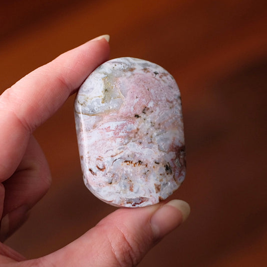 Ocean Jasper Palm | Sea Jasper Crystal Palmstone
