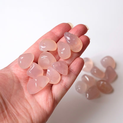 Pink Chalcedony Tumbles | Tumbled Crystal