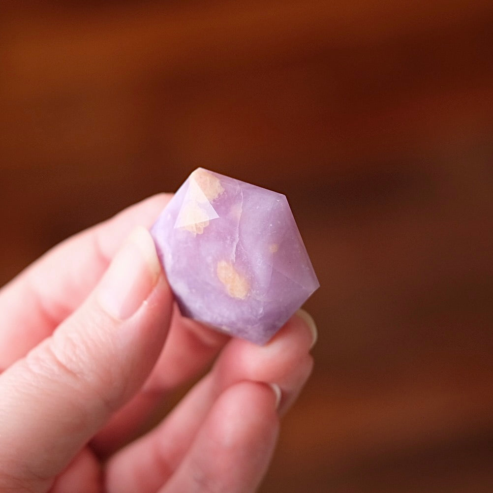 Lepidolite Hexagon | Crystal Jewel | Star of David