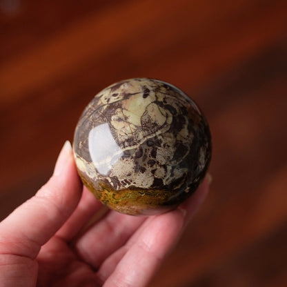 Volcanic Rhyolite Sphere | Rhyolite Crystal Sphere