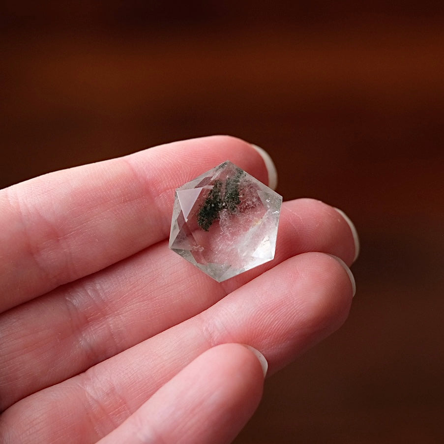 Chlorite Quartz Hexagon | Crystal Jewel | Star of David