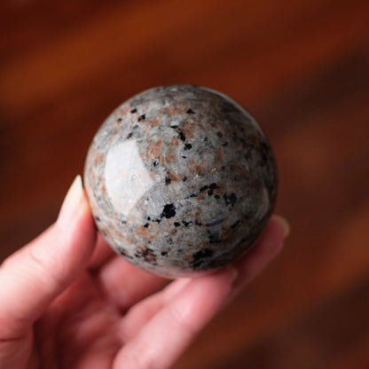 Yooperlite Sphere | UV Reactive Yooperlite Crystal Sphere