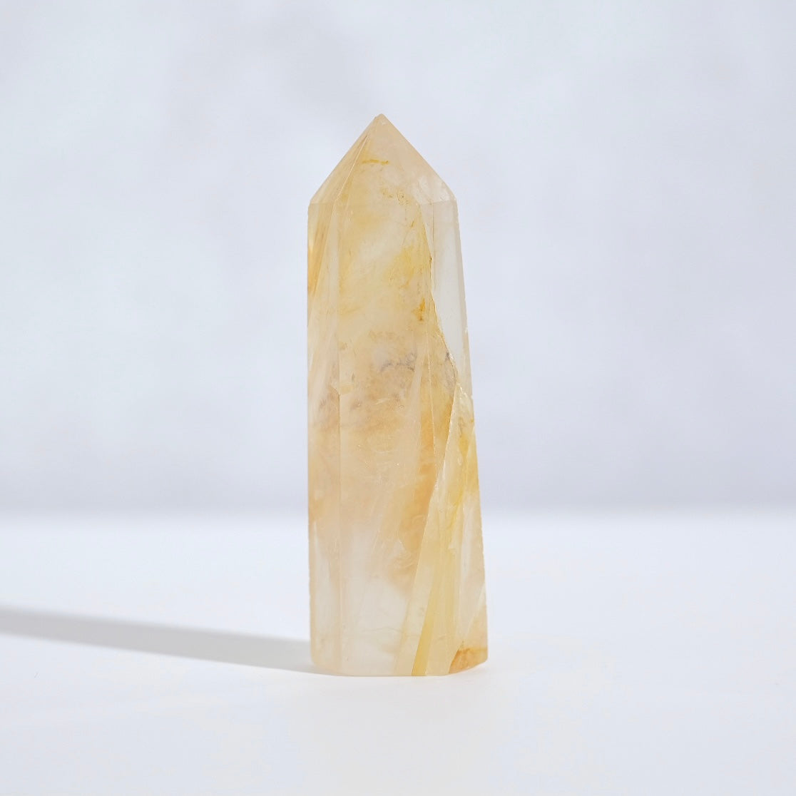 Golden Healer Point | Golden Healer Quartz Crystal Tower