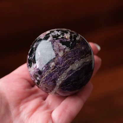 Purple Charoite Sphere | Charoite Crystal Sphere