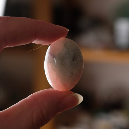 Bicolour Morganite & Aquamarine Tumble | Tumbled Crystal