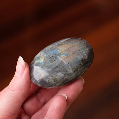 Purple Labradorite Palm | Sunset Labradorite Crystal Palm