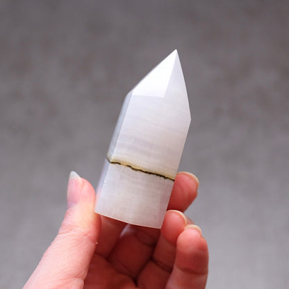 Pink Mangano Calcite Point | Pink Calcite Tower