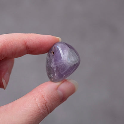 Chevron Amethyst Crystal Tumble | Amethyst Tumbled Stone