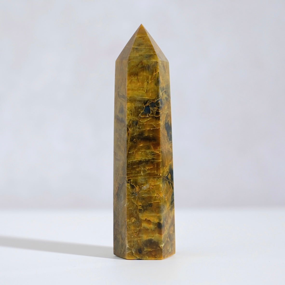 Rare Nellite Point | New Pietersite Crystal Tower