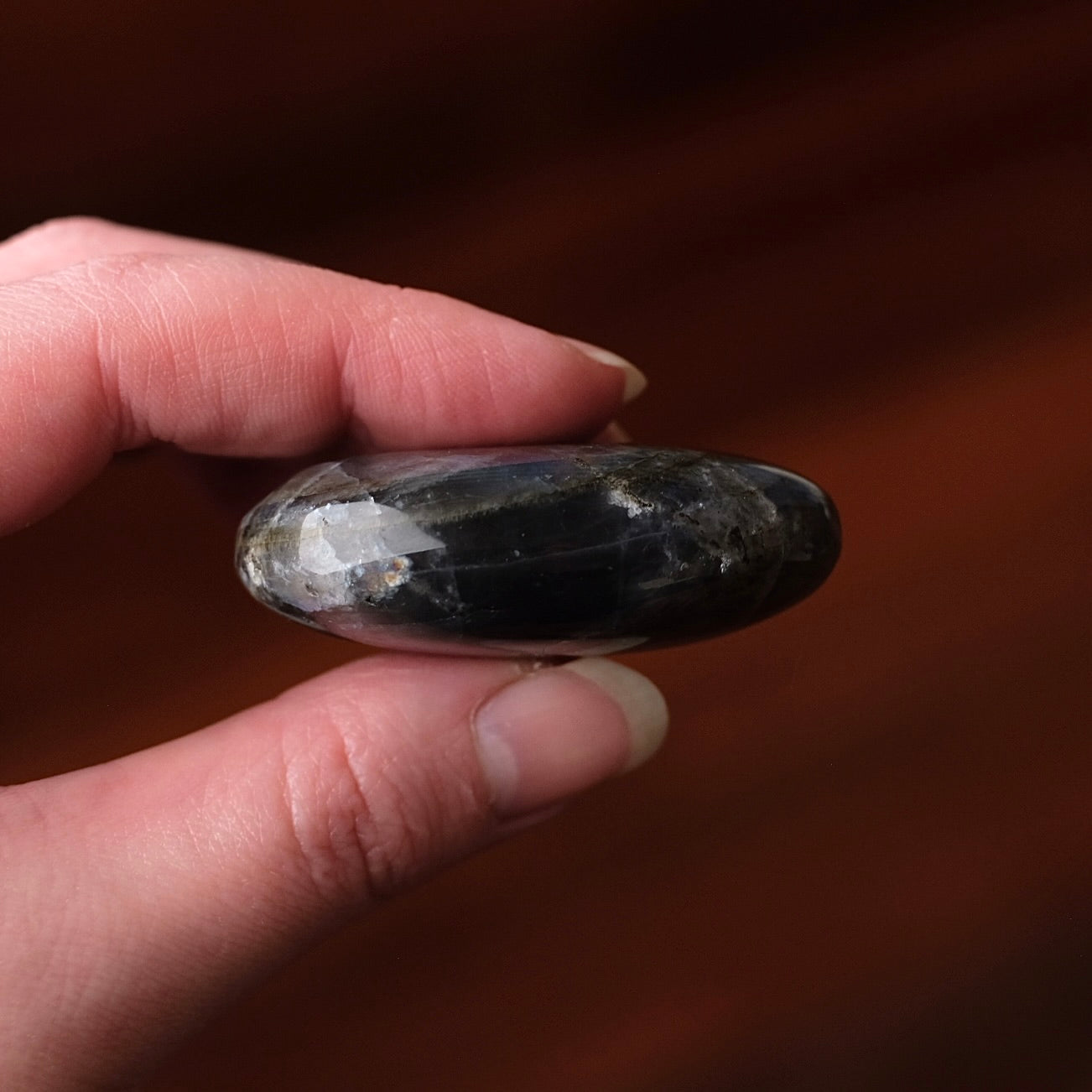 Purple Labradorite Palm | Sunset Labradorite Crystal Palm