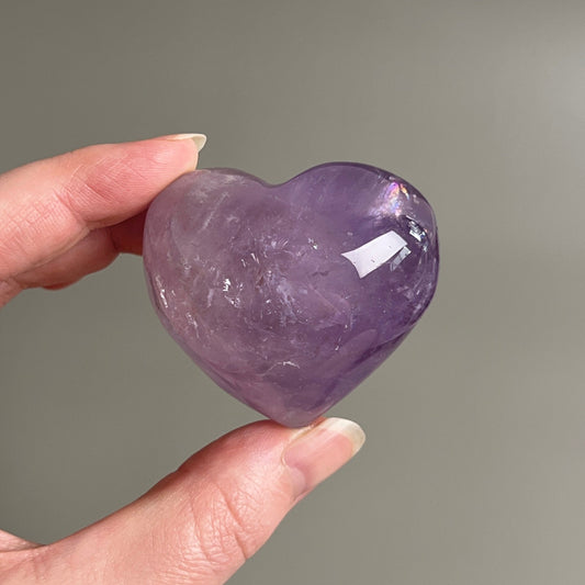 Gemmy Amethyst Heart | Amethyst Crystal Heart