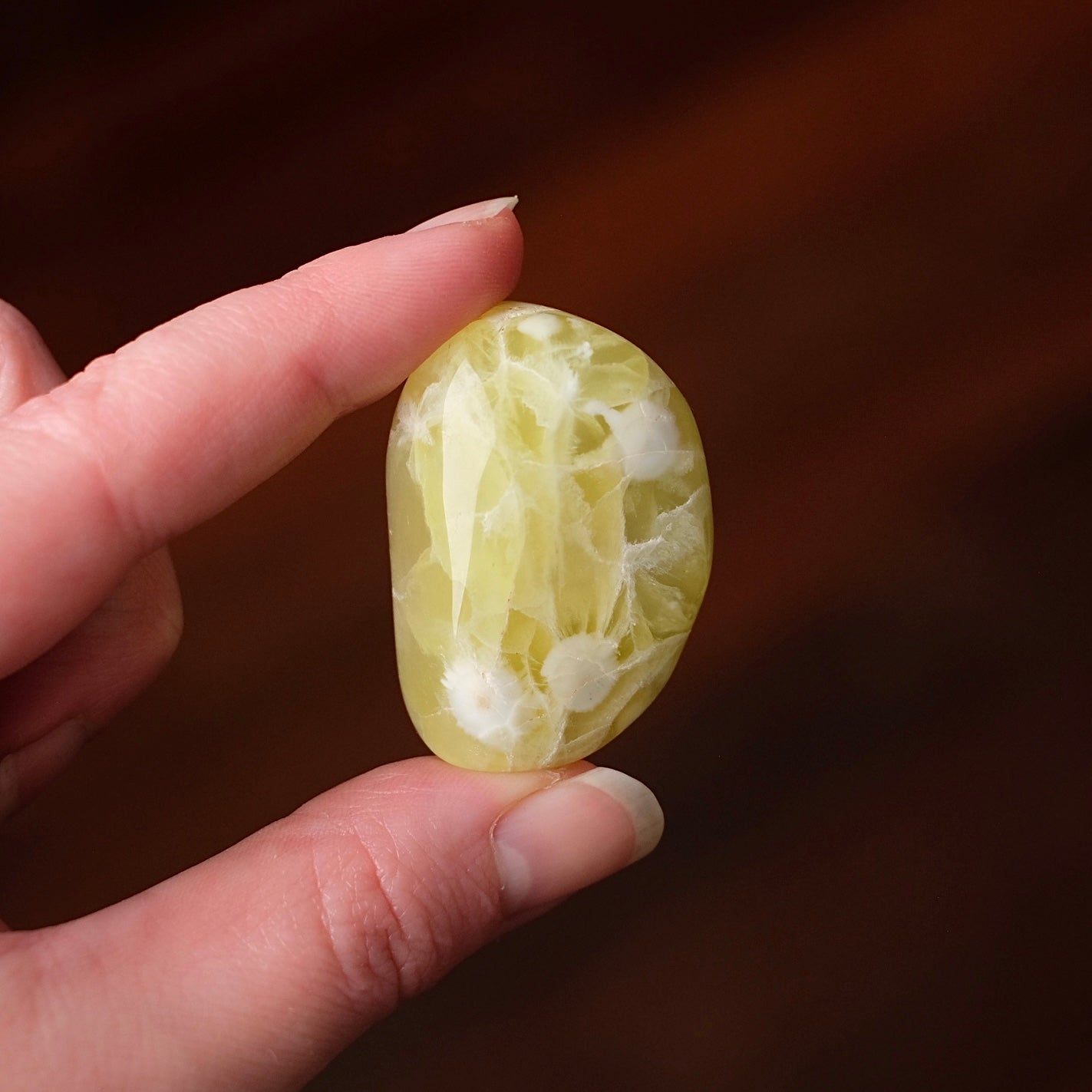 Australian Prehnite Freeform | Polished Prehnite Crystal