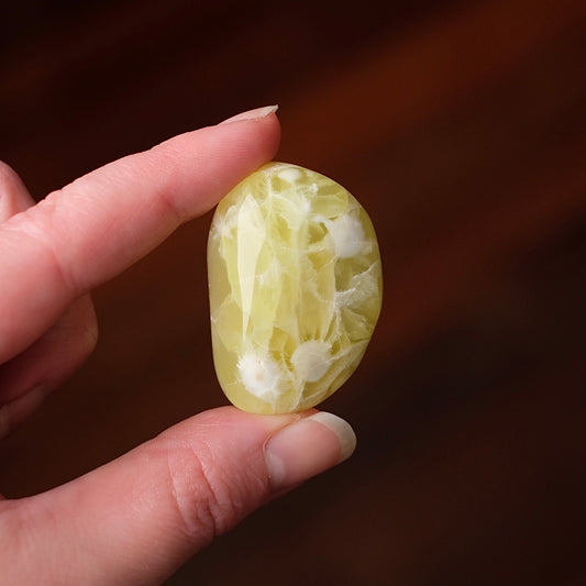 Australian Prehnite Freeform | Polished Prehnite Crystal