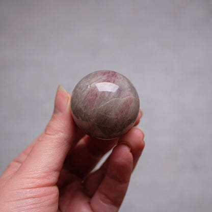 Purple Rose Quartz Sphere | Lavender Rose Quartz Crystal Sphere
