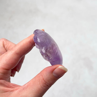Amethyst Flower | Amethyst Crystal Rose Carving