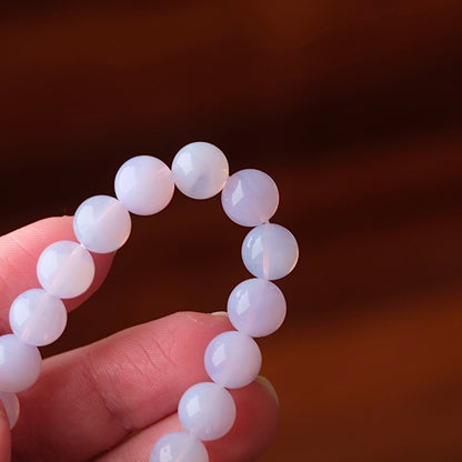 Lavender Moon Quartz Bracelet | Crystal Stretch Bracelet