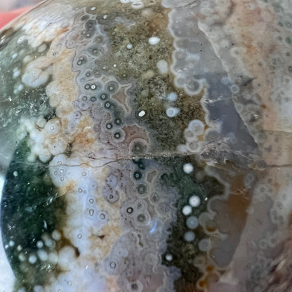Sea Jasper Egg | Jasper Crystal Egg Carving