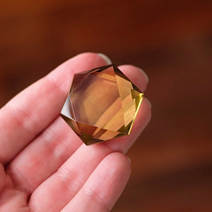 Citrine Hexagon | Crystal Jewel | Star of David