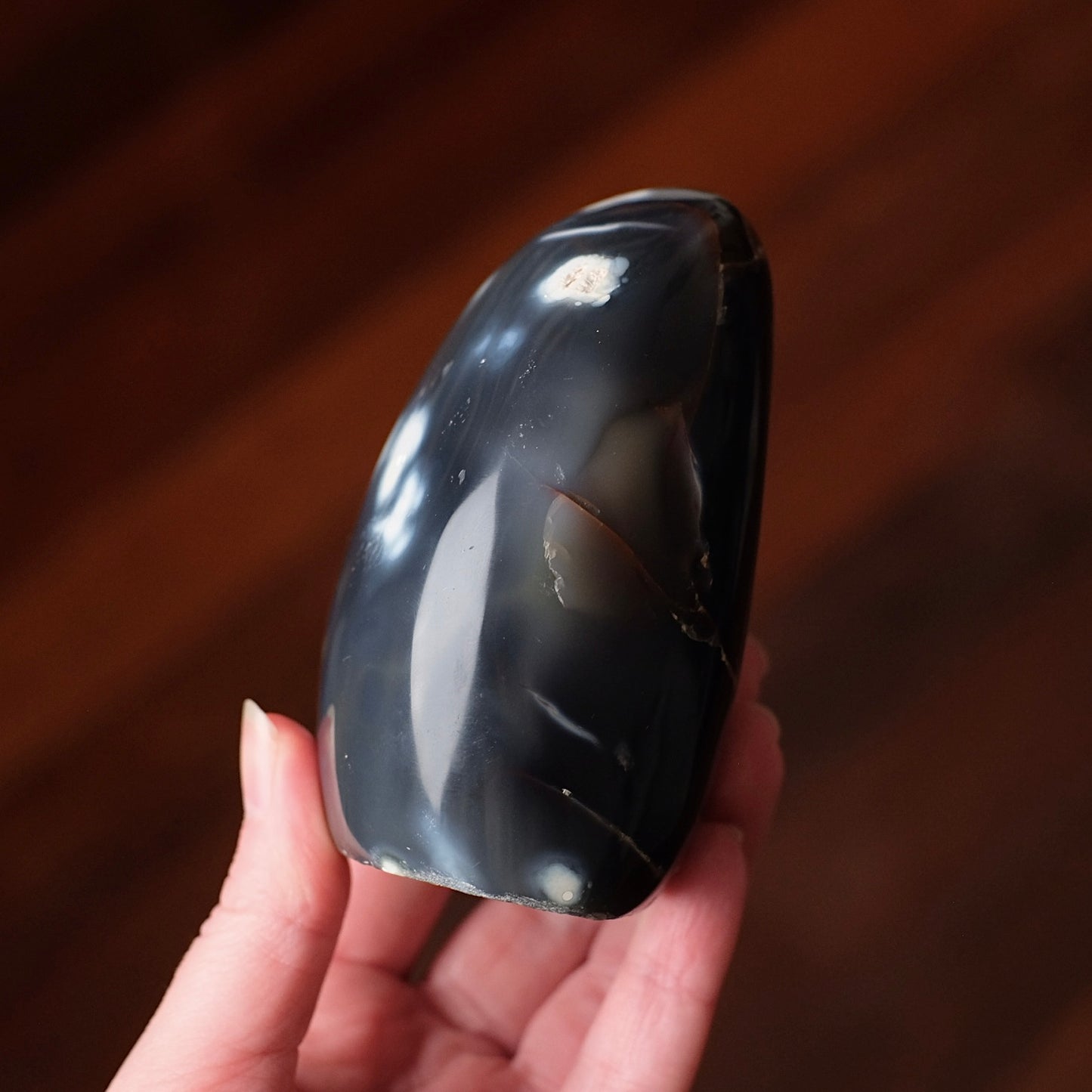 Orca Agate Freeform | Polished Orca Agate Crystal