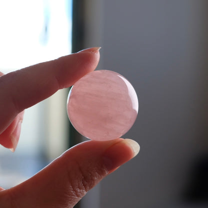 Rose Quartz Sphere | Pink Rose Quartz Crystal Sphere