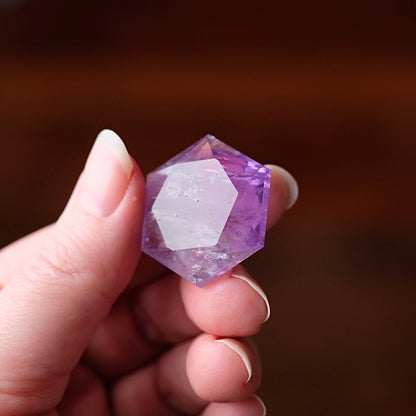 Amethyst Hexagon | Crystal Jewel | Star of David
