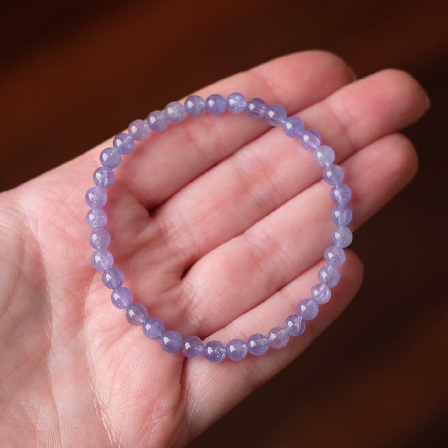 Tanzanite Bracelet | Genuine Tanzanite Crystal Stretch Bracelet