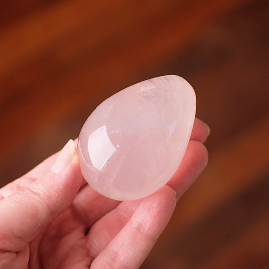 Gemmy Star Rose Quartz Egg | Rose Quartz Crystal Egg