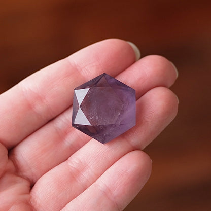 Amethyst Hexagon | Crystal Jewel | Star of David