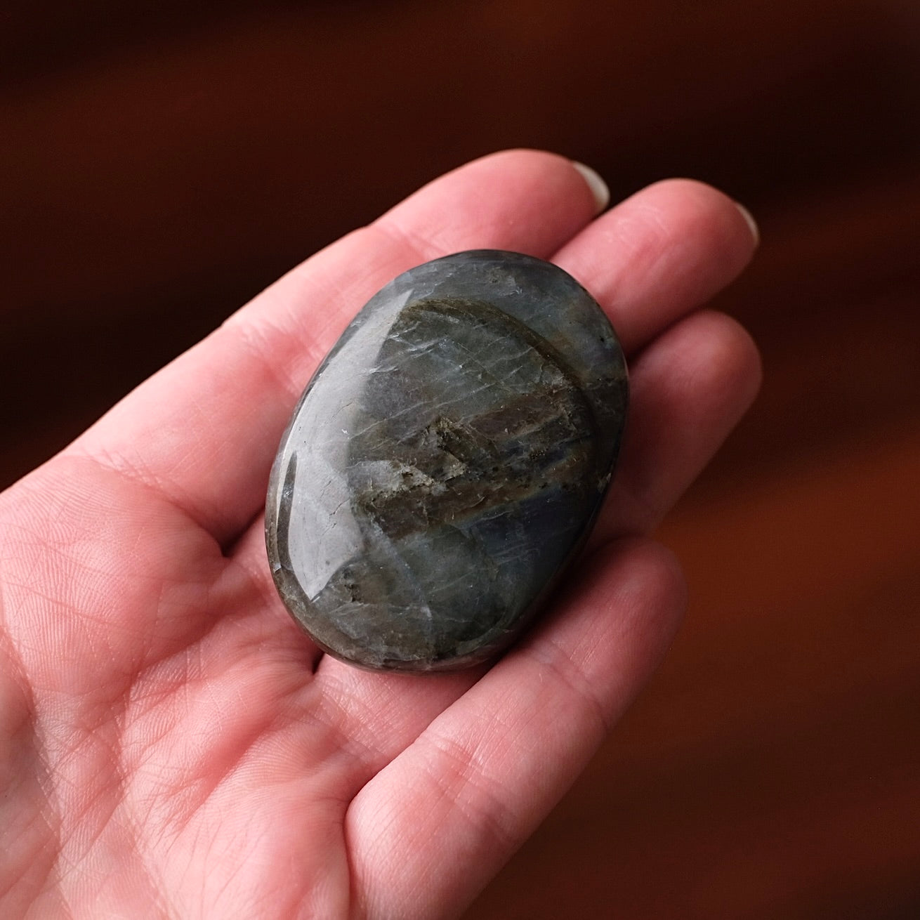 Purple Labradorite Palm | Sunset Labradorite Crystal Palm