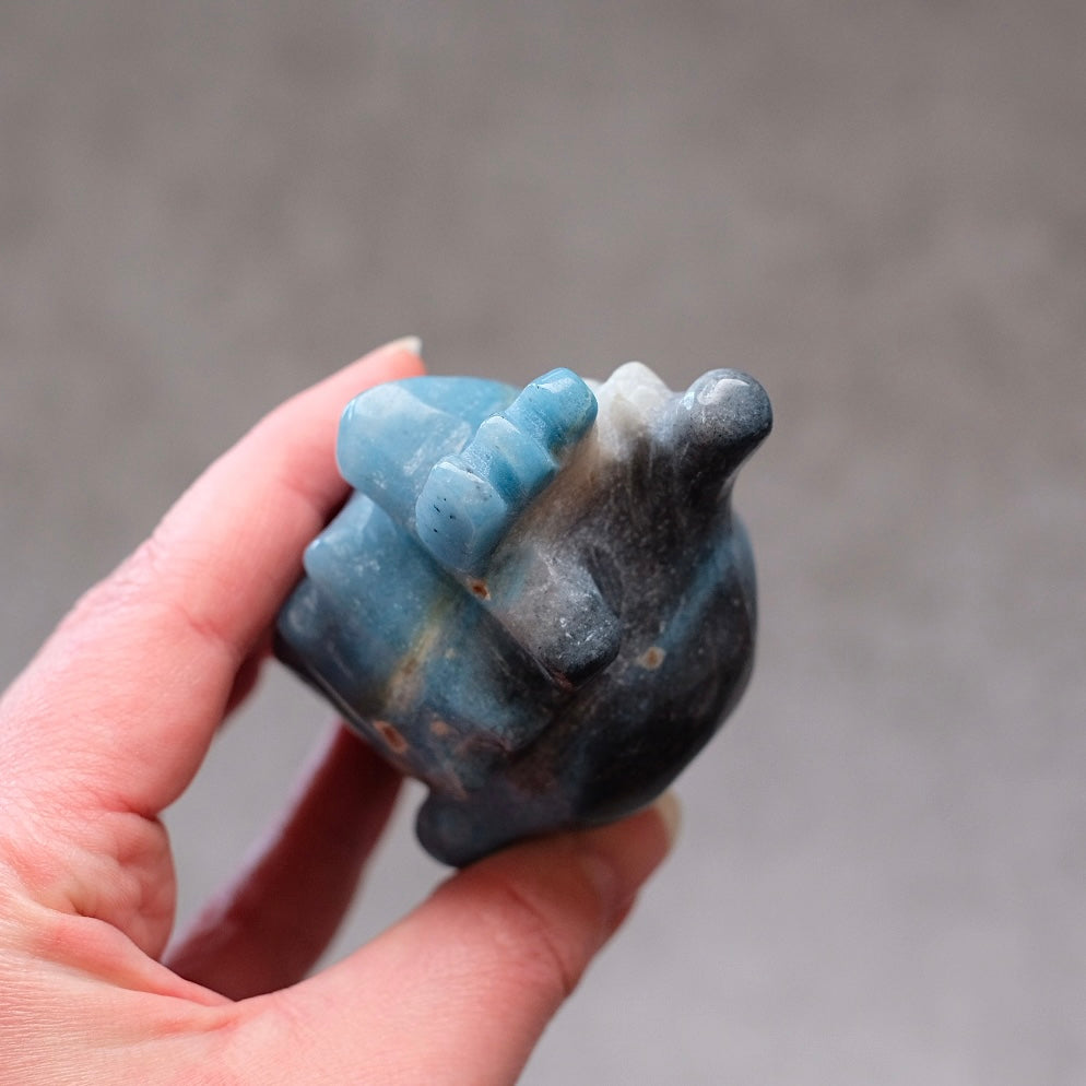 Trolleite Anatomical Heart Carving | Human Crystal Heart