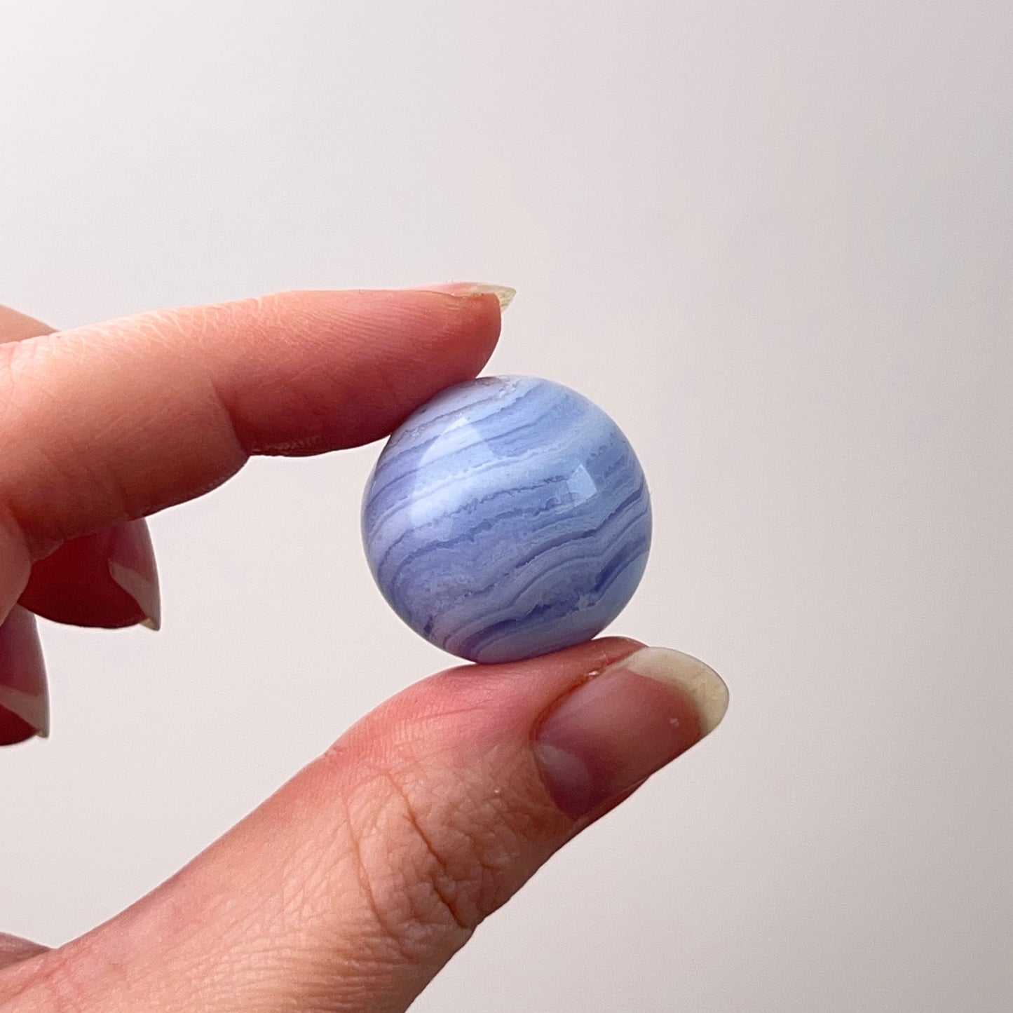 Blue Lace Agate Sphere | Lace Agate Crystal Sphere