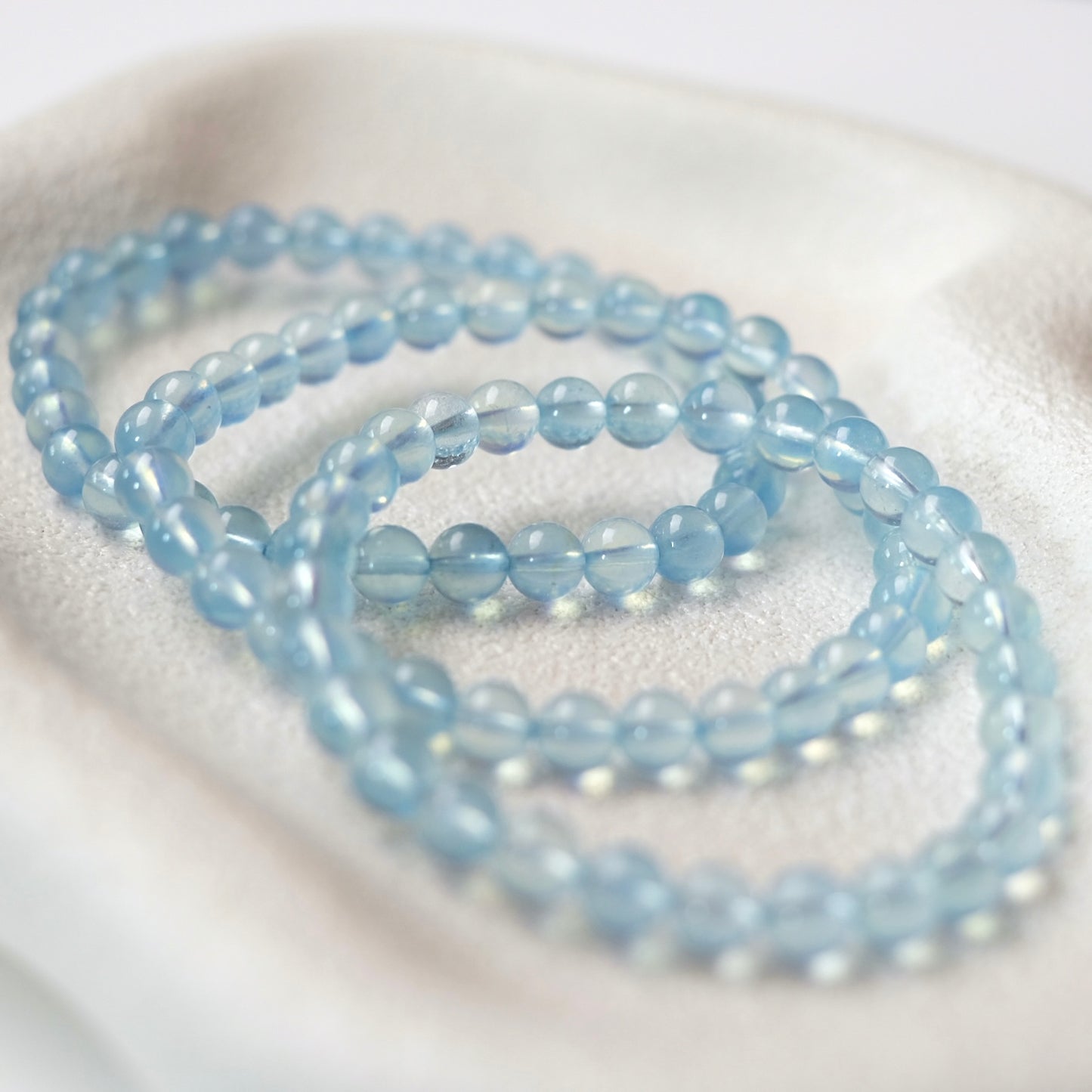 Aquamarine Bracelet | Blue Aquamarine Crystal Bracelet