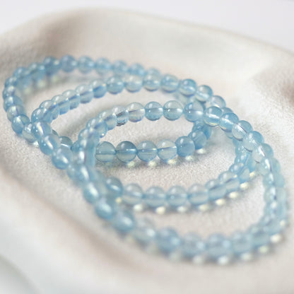 Aquamarine Bracelet | Blue Aquamarine Crystal Bracelet