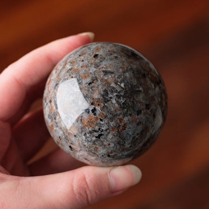 Yooperlite Sphere | UV Reactive Yooperlite Crystal Sphere