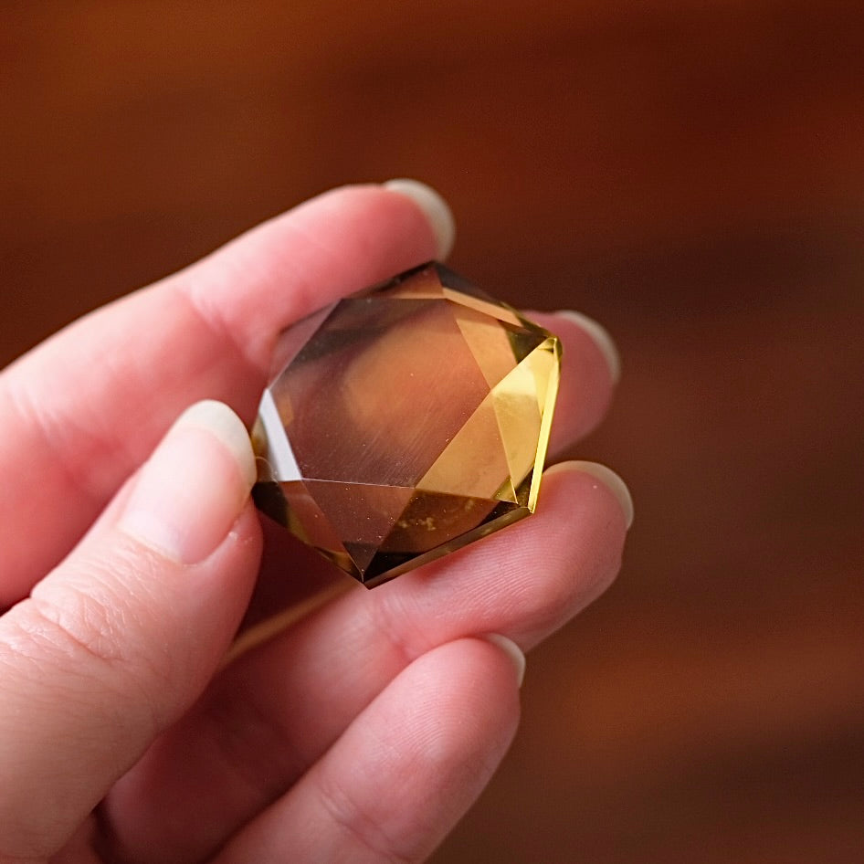Citrine Hexagon | Crystal Jewel | Star of David