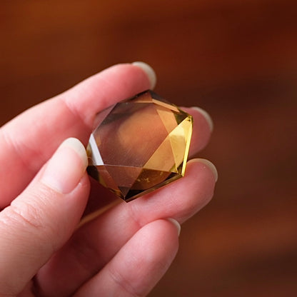 Citrine Hexagon | Crystal Jewel | Star of David