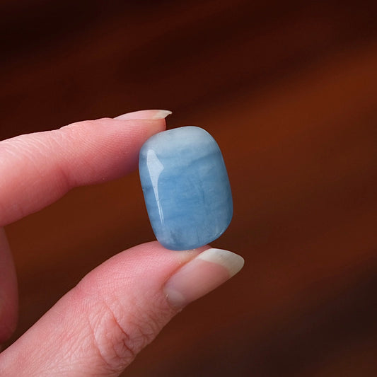 Aquamarine Tumble | Blue Beryl Tumbled Crystal