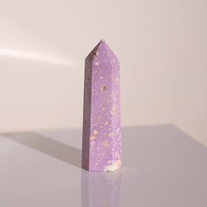 Phosphosiderite Point | Pink Phosphosiderite Crystal Point