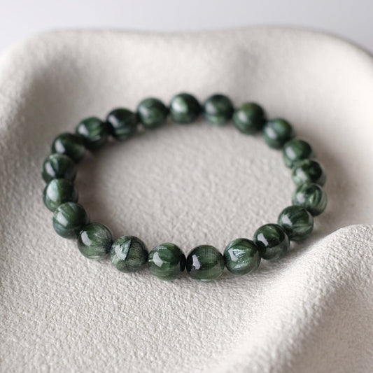 Seraphinite Bracelet | Crystal Stretch Bracelet