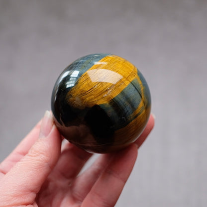 Blue Tiger Eye Sphere | Hawks Eye Crystal Sphere