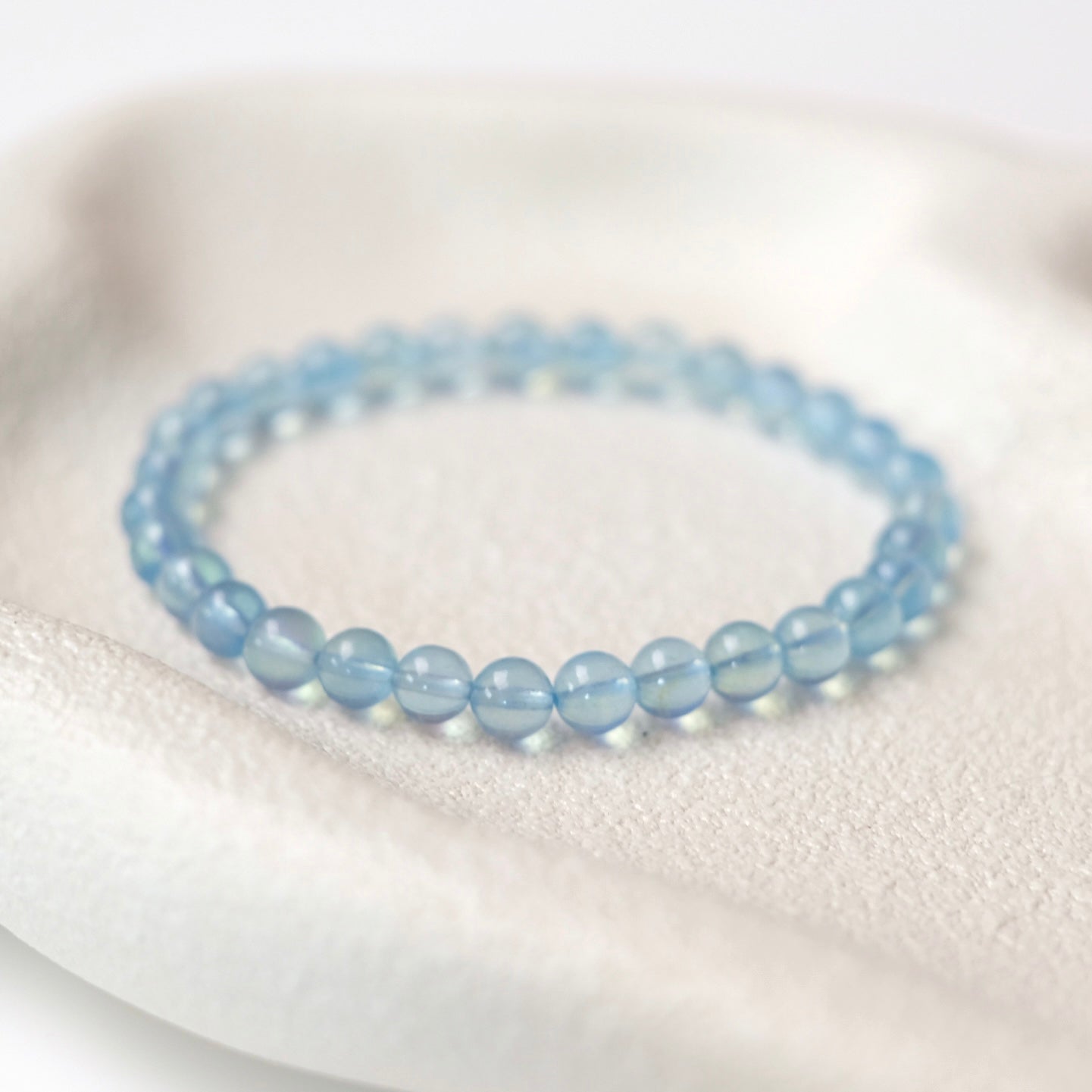Aquamarine Bracelet | Blue Aquamarine Crystal Bracelet
