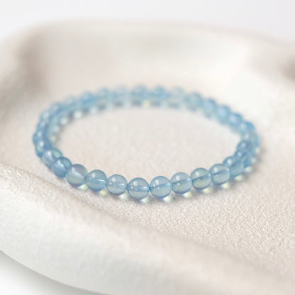 Aquamarine Bracelet | Blue Aquamarine Crystal Bracelet