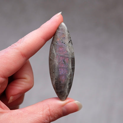 Labradorite Stone | Pink & Orange Labradorite Crystal Freeform