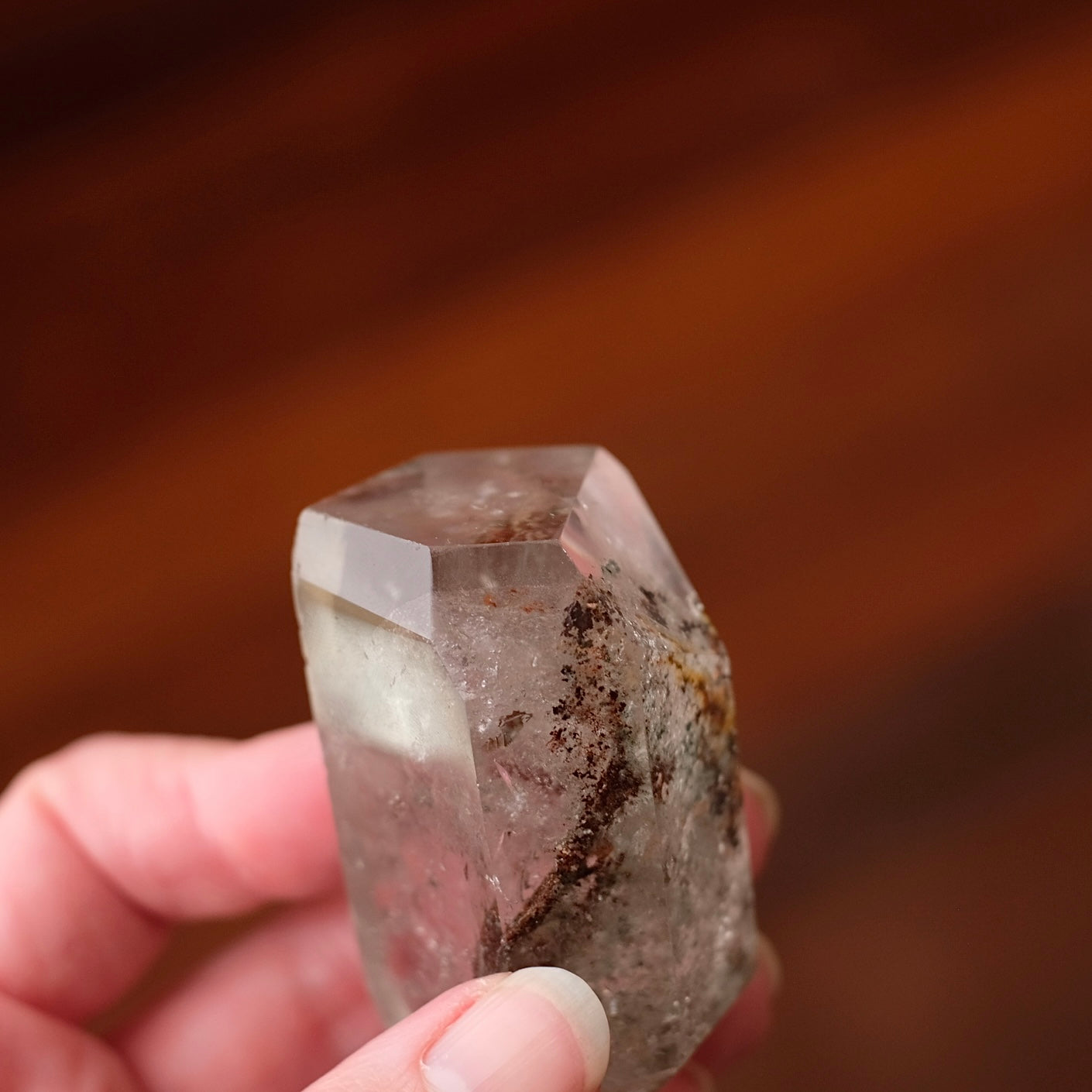 Garden Quartz Point | Lodolite Quartz | Dream Quartz Crystal Tower