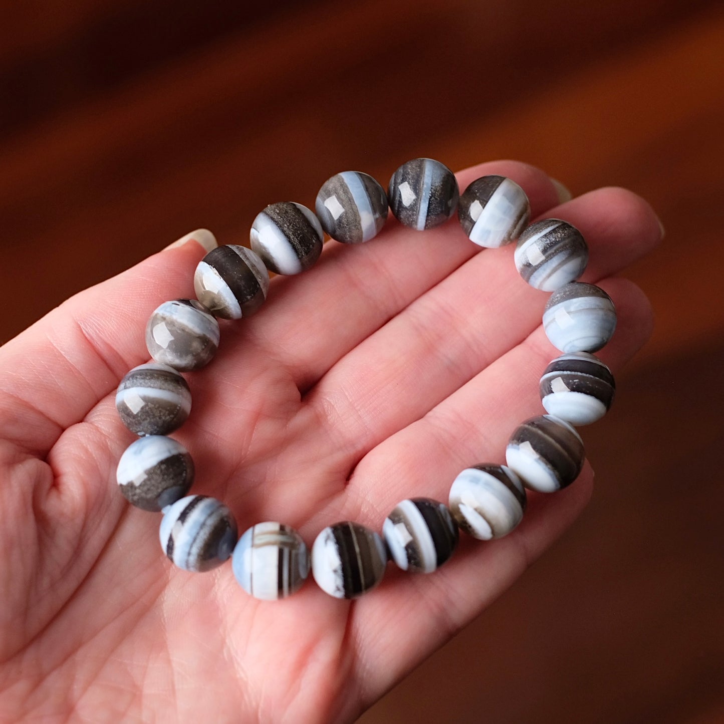 Owyhee Blue Opal Bracelet | Opal Stretch Bracelet