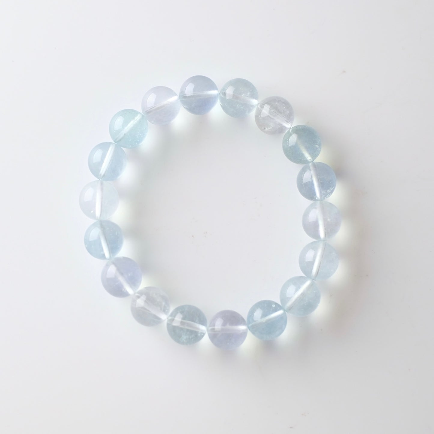 Icy Aquamarine Bracelet | Crystal Stretch Bracelet